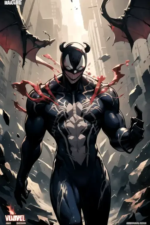 Horrible Venom AI art